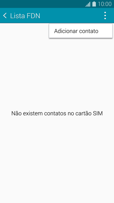 Pressione Adicionar contato. Pressione Adicionar contato.