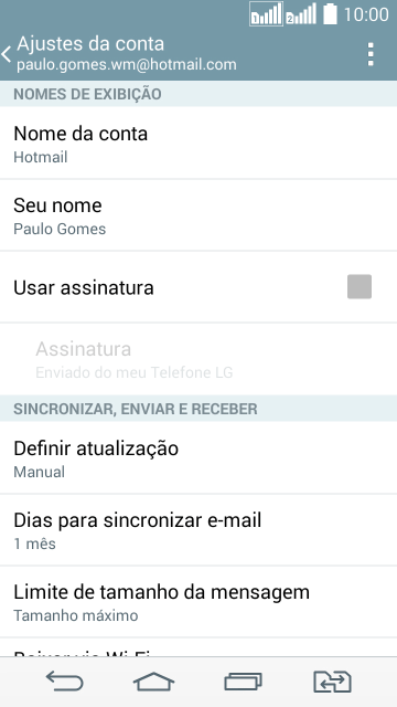 Pressione Definir atualização. Pressione Definir atualização.