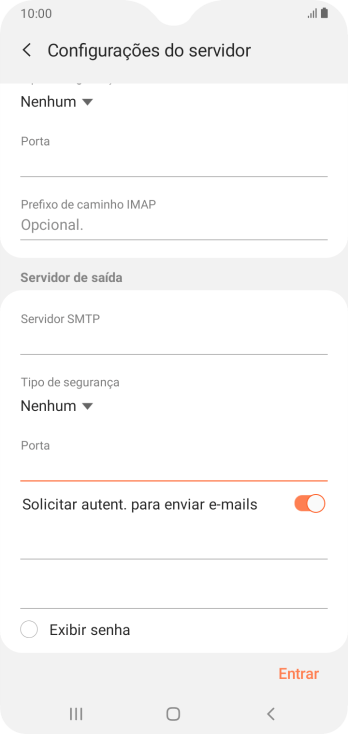 Pressione o indicador ao lado de Pressione o indicador ao lado de