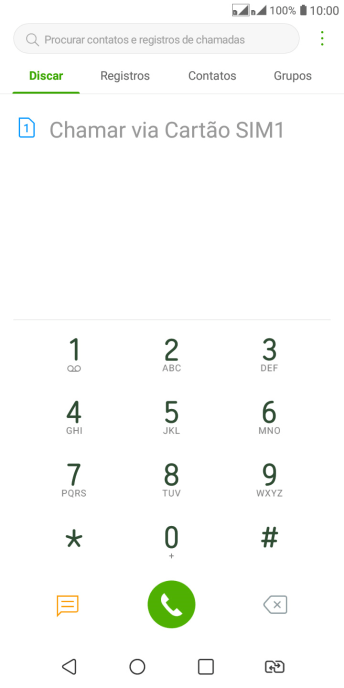 Pressione o ícone de menu. Pressione o ícone de menu.