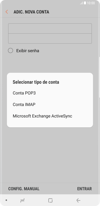 Pressione Conta IMAP. Pressione Conta IMAP.