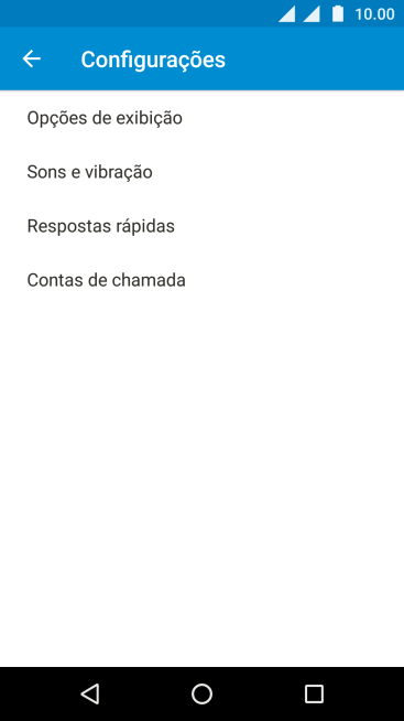Pressione Contas de chamada. Pressione Contas de chamada.