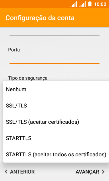 Pressione Nenhum para ativar ou desativar a função. Pressione Nenhum para ativar ou desativar a função.