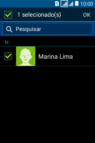 Pressione OK. Pressione OK.
