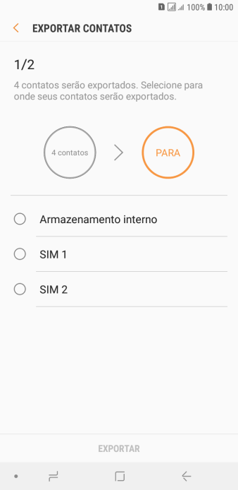 Pressione ‹SIM›. Pressione ‹SIM›.