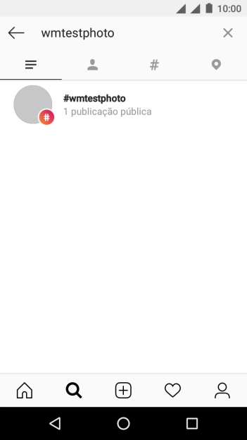 Pressione o hashtag desejado. Pressione o hashtag desejado.