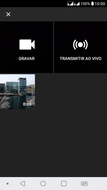 Pressione o vídeo desejado. Pressione o vídeo desejado.
