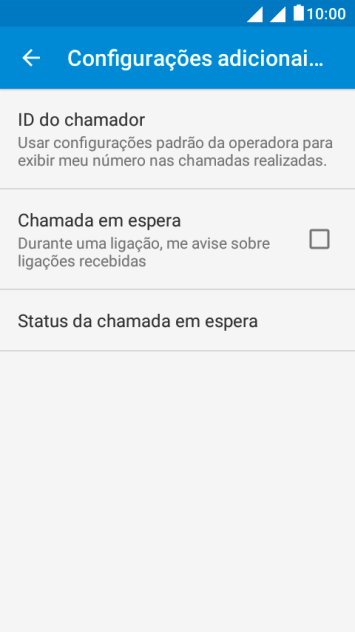 Pressione ID do chamador. Pressione ID do chamador.