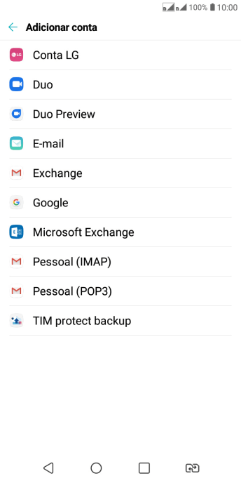 Pressione E-mail. Pressione E-mail.