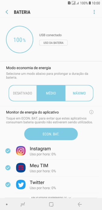 Pressione a tecla de início para finalizar e voltar à tela inicial. Pressione a tecla de início para finalizar e voltar à tela inicial.