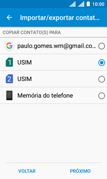 Pressione PRÓXIMO. Pressione PRÓXIMO.
