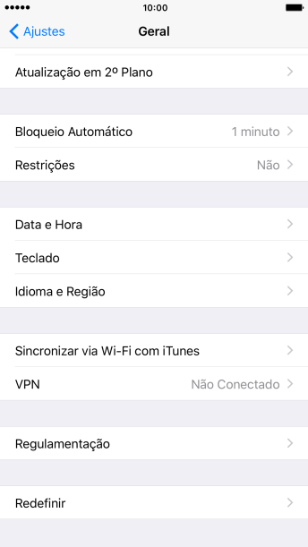 Pressione Idioma e Região. Pressione Idioma e Região.