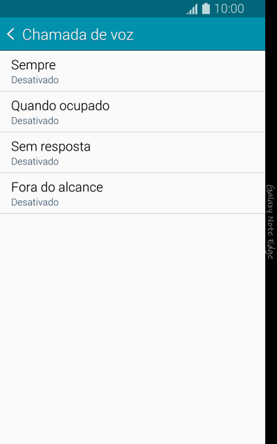 Pressione o tipo de encaminhamento desejado. Pressione o tipo de encaminhamento desejado.