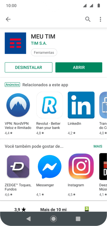 Pressione a tecla de início para finalizar e voltar à tela inicial. Pressione a tecla de início para finalizar e voltar à tela inicial.