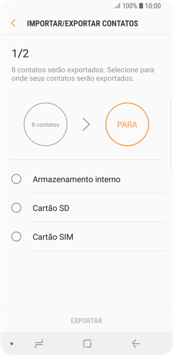 Pressione a tecla de início para finalizar e voltar à tela inicial. Pressione a tecla de início para finalizar e voltar à tela inicial.