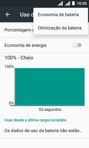 Pressione Economia de bateria. Pressione Economia de bateria.