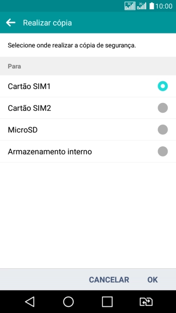 Pressione o chip desejado. Pressione o chip desejado.