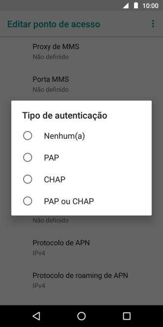 Pressione PAP ou CHAP. Pressione PAP ou CHAP.