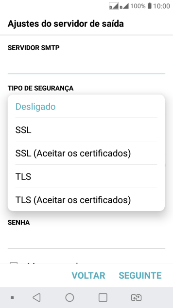 Pressione Desligado para desativar a função. Pressione Desligado para desativar a função.