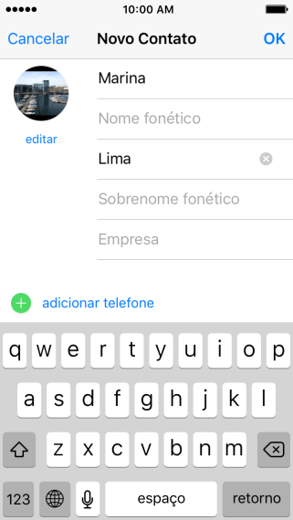 Pressione adicionar telefone, e digite o número de telefone. Pressione adicionar telefone, e digite o número de telefone.