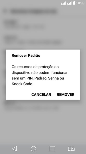 Pressione REMOVER. Pressione REMOVER.