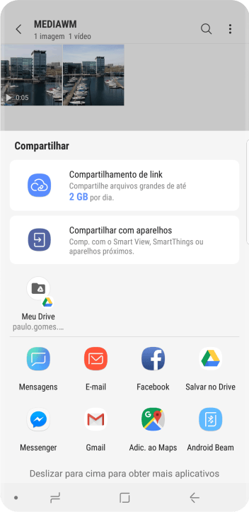 Pressione Salvar no Drive Pressione Salvar no Drive