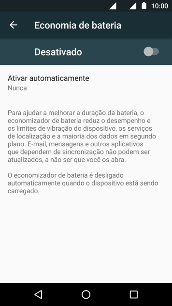 Pressione o indicador para ativar a função. Pressione o indicador para ativar a função.