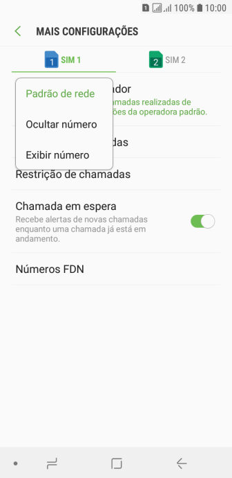 Pressione Exibir número para ativar a identificação do seu número. Pressione Exibir número para ativar a identificação do seu número.