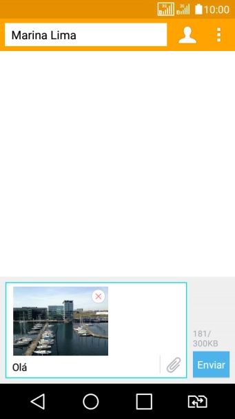 Pressione Enviar, quando você terminar de digitar sua MMS. Pressione Enviar, quando você terminar de digitar sua MMS.