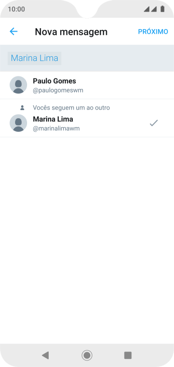 Pressione PRÓXIMO. Pressione PRÓXIMO.