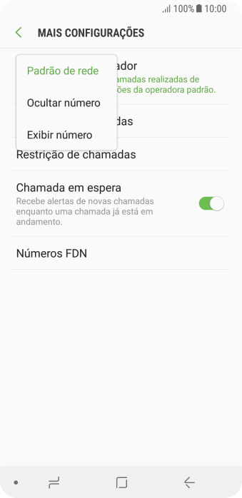 Pressione Exibir número para ativar a identificação do seu número. Pressione Exibir número para ativar a identificação do seu número.