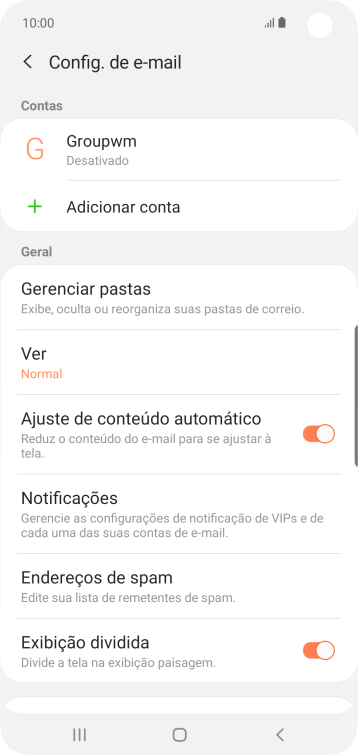 Pressione Notificações. Pressione Notificações.
