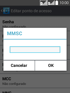 Digite http://mms.tim.br e pressione OK. Digite http://mms.tim.br e pressione OK.