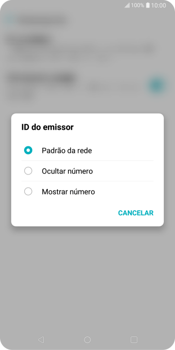 Pressione Mostrar número para ativar a identificação do seu número. Pressione Mostrar número para ativar a identificação do seu número.