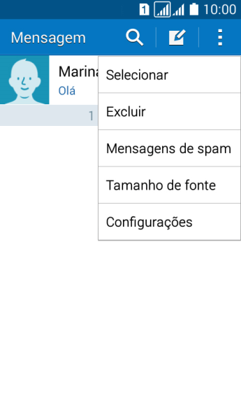 Pressione Configurações. Pressione Configurações.