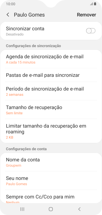 Pressione o indicador ao lado de Pressione o indicador ao lado de