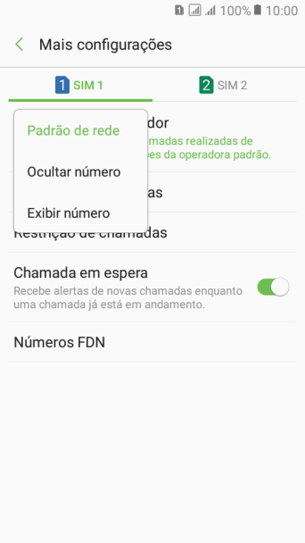 Pressione Exibir número para ativar a identificação do seu número. Pressione Exibir número para ativar a identificação do seu número.