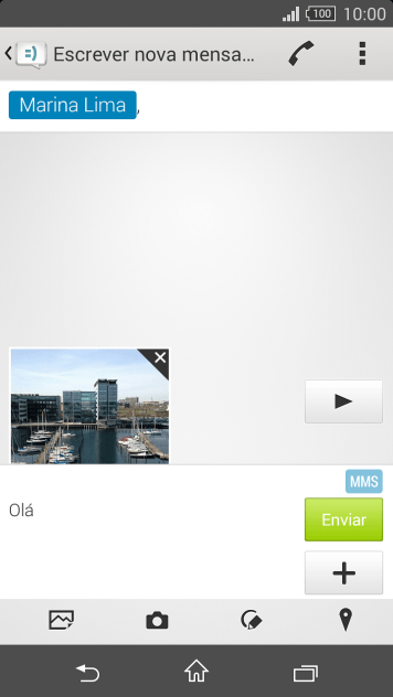 Pressione Enviar, quando você terminar de escrever seu e-mail. Pressione Enviar, quando você terminar de escrever seu e-mail.