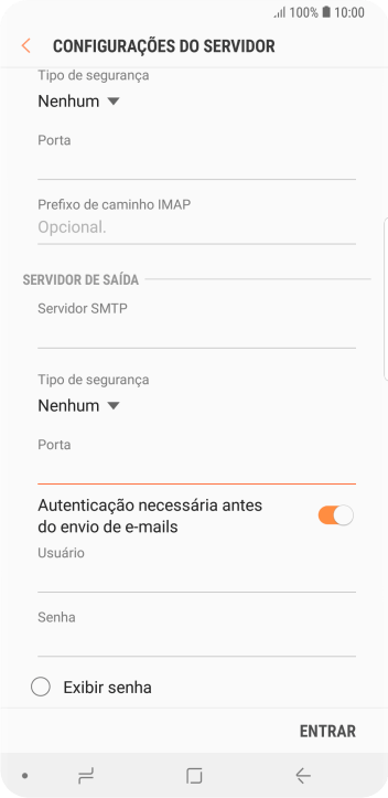 Pressione o indicador ao lado de Pressione o indicador ao lado de