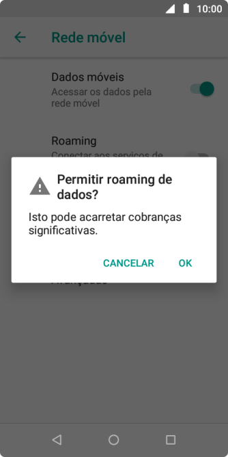 Se você quiser ativar a função, deve pressionar OK. Se você quiser ativar a função, deve pressionar OK.