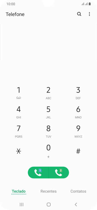 Pressione o ícone de menu. Pressione o ícone de menu.