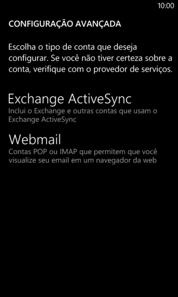 Pressione Webmail. Pressione Webmail.