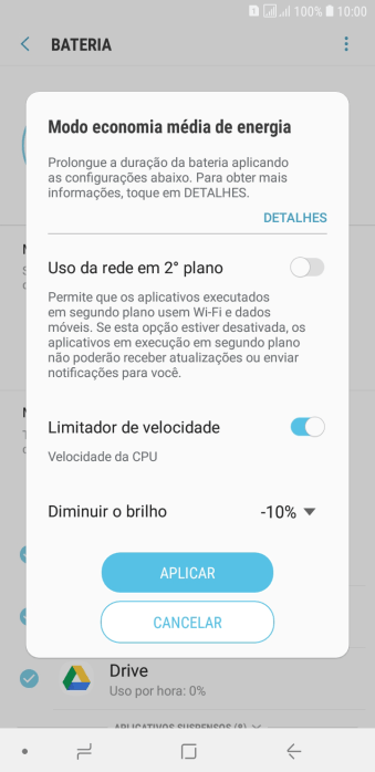 Pressione APLICAR para ativar a função. Pressione APLICAR para ativar a função.