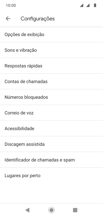 Pressione Contas de chamadas. Pressione Contas de chamadas.