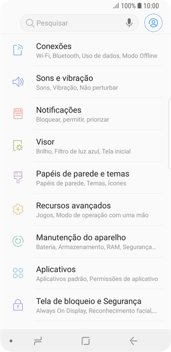 Pressione Conexões. Pressione Conexões.