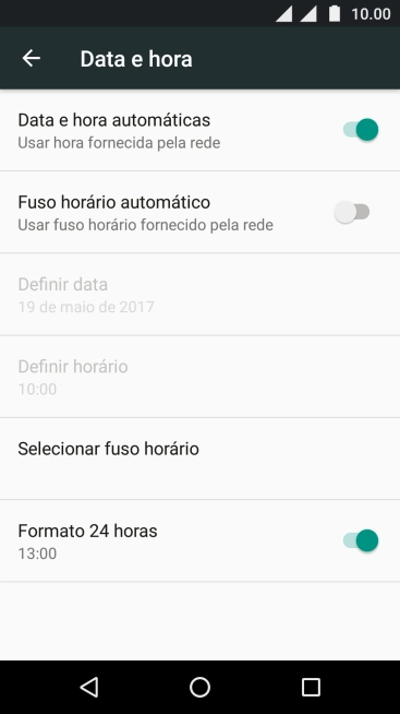 Pressione o indicador ao lado de Pressione o indicador ao lado de