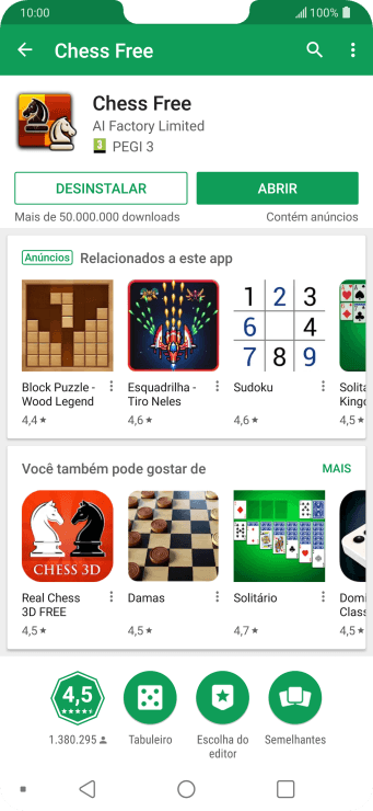 Pressione a tecla de início para finalizar e voltar à tela inicial. Pressione a tecla de início para finalizar e voltar à tela inicial.