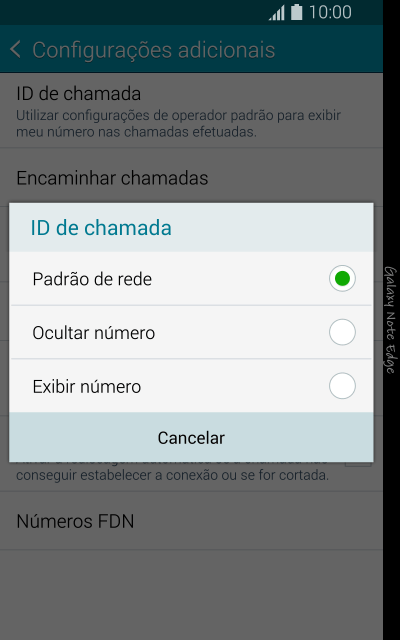 Pressione Exibir número para ativar a identificação do seu número. Pressione Exibir número para ativar a identificação do seu número.