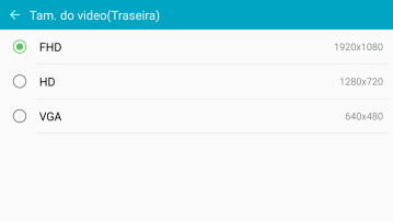 Pressione a resolução desejada. Pressione a resolução desejada.