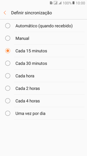 Pressione a configuração desejada. Pressione a configuração desejada.